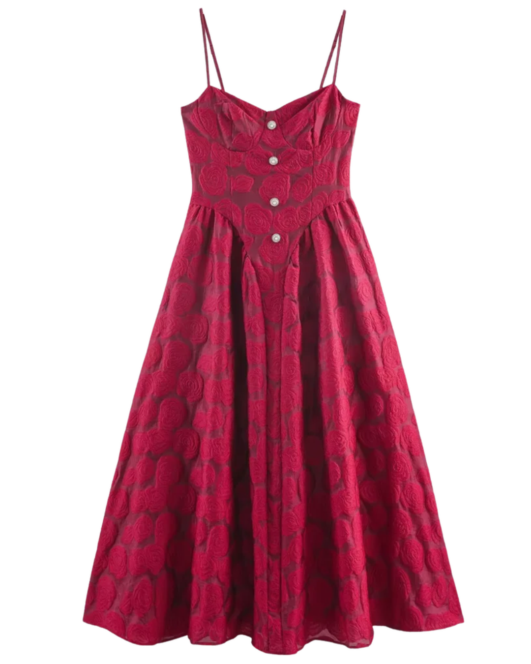 VESTIDO ROSAS
